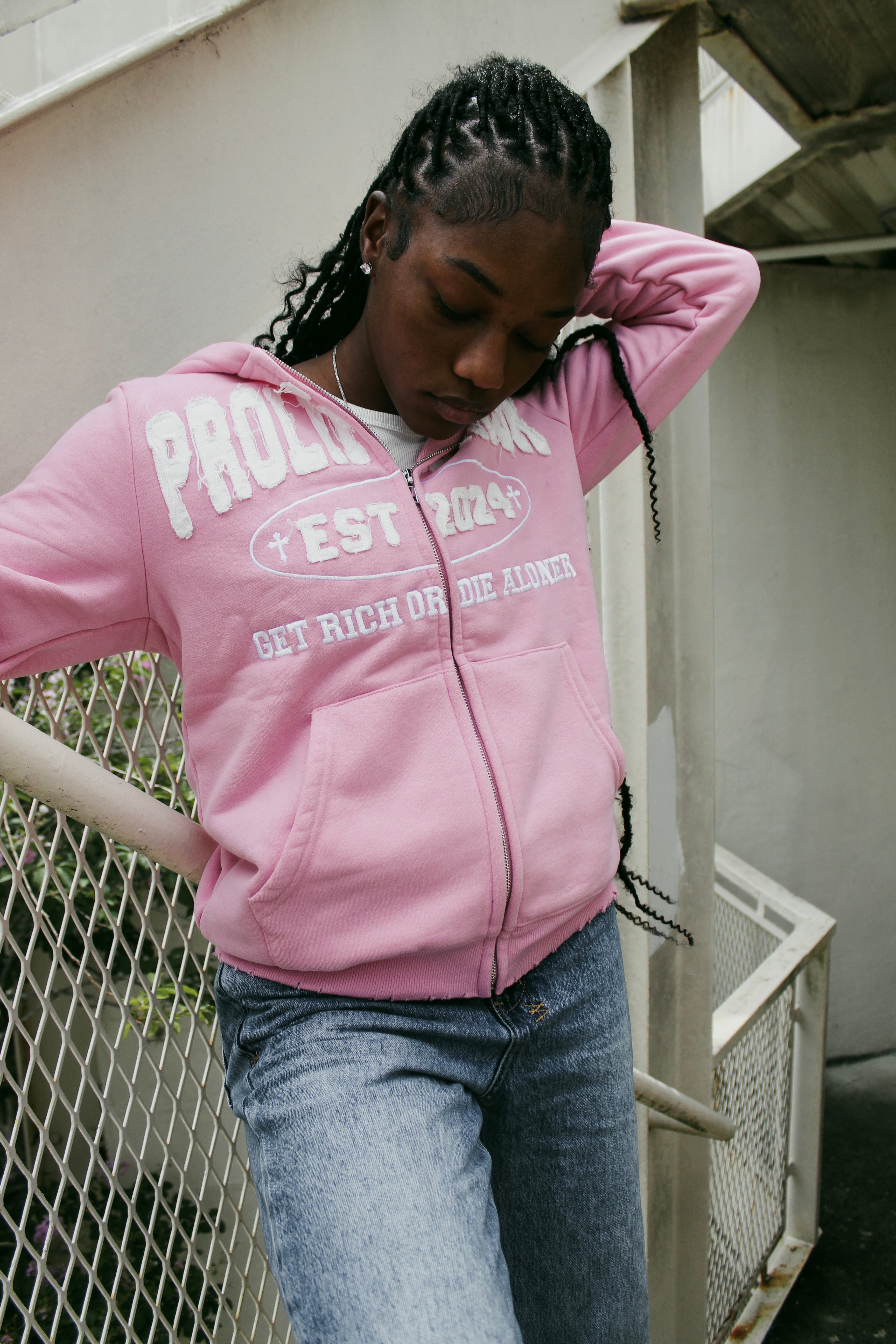“GRDA” HEAVYWEIGHT ZIP UP.